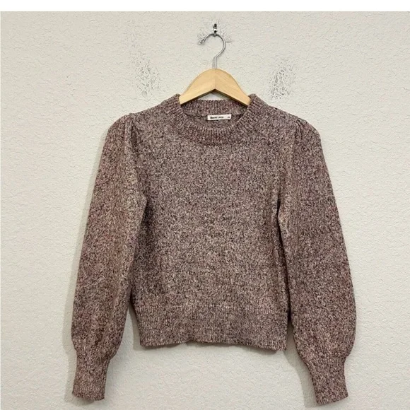 NWOT Marine Layer Women’s Alma Blouson Puff Sleeve Sweater Autumn Multi Small - Picture 11 of 14